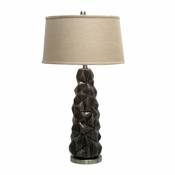 Resplandor 33 in. Ceramic Table Lamp with Metal Base RE2999369